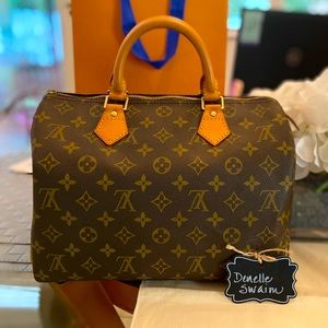 Authentic Vintage LV Louis Vuitton Speedy 30